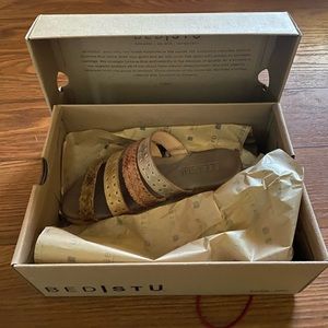 Real Leather Bed Stu Slide Sandals Size 7